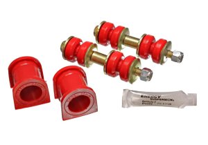 Scion xB Sway Bar Bushing Set - Front - Energy Suspension - Performance Polyurethane, 25mm - Red - `04-`07